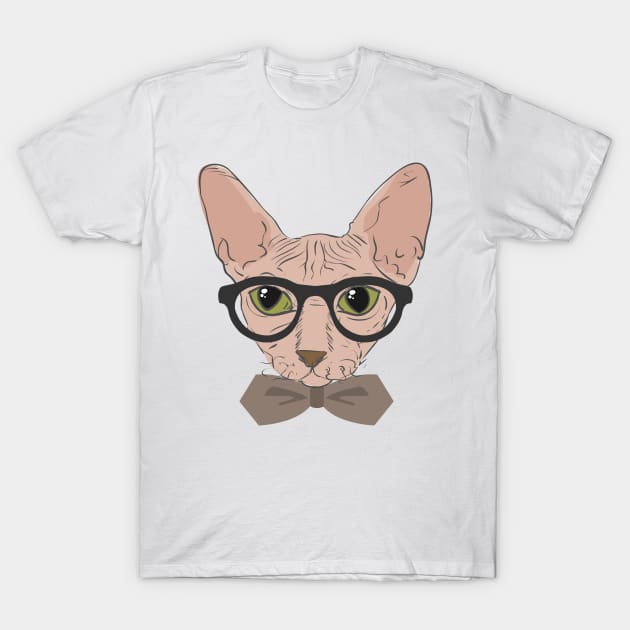 old cat T-Shirt by majid2019